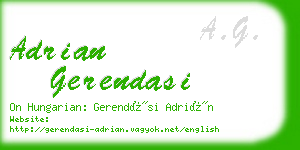 adrian gerendasi business card